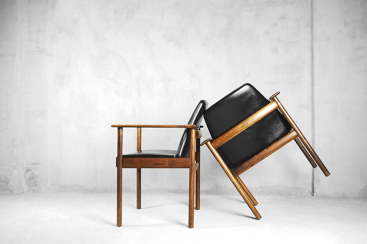 Pair of armhairs by Sven Ivar Dysthe for Dokka Møbler, 1960