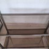 Artelano smoked glass and steel shelf