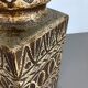 Fat lava pottery floor vase, Bodo Mans Bay Ceramics, Germany, 1970s