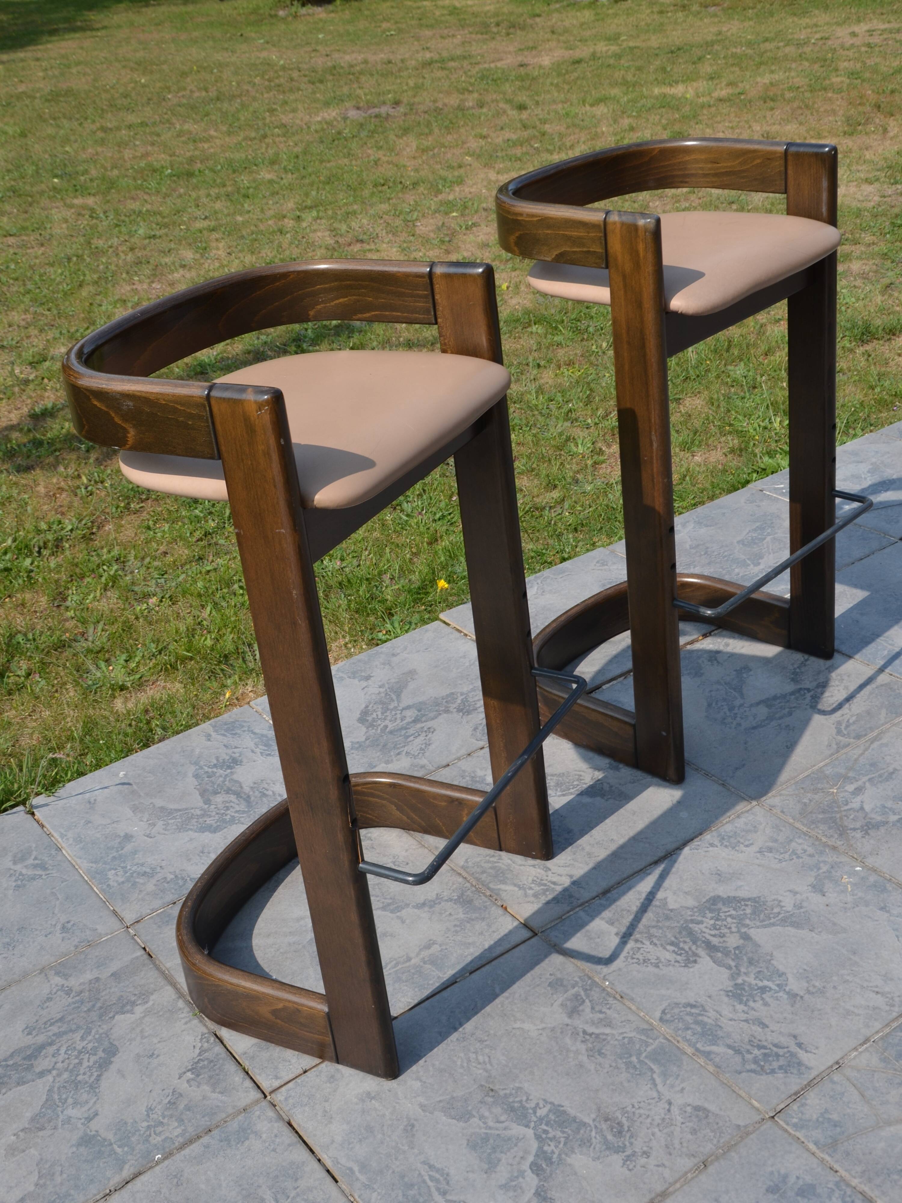 2 vintage bar chairs Germany