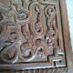 Ancien coffre en bois sculpté oriental
