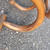 Coat rack bistro curved wood early twentieth century