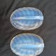 2 opalescent Tiffany pocket vases