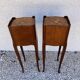 Pair of bedsides Louis XV in marquetry