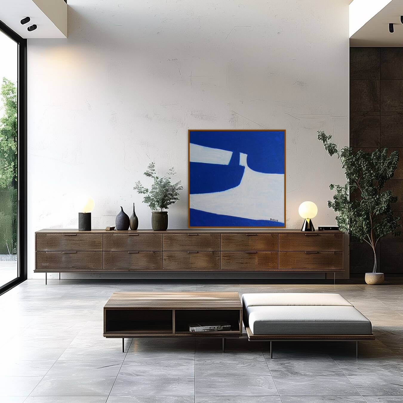 Contemporary art on canvas 80x80cm