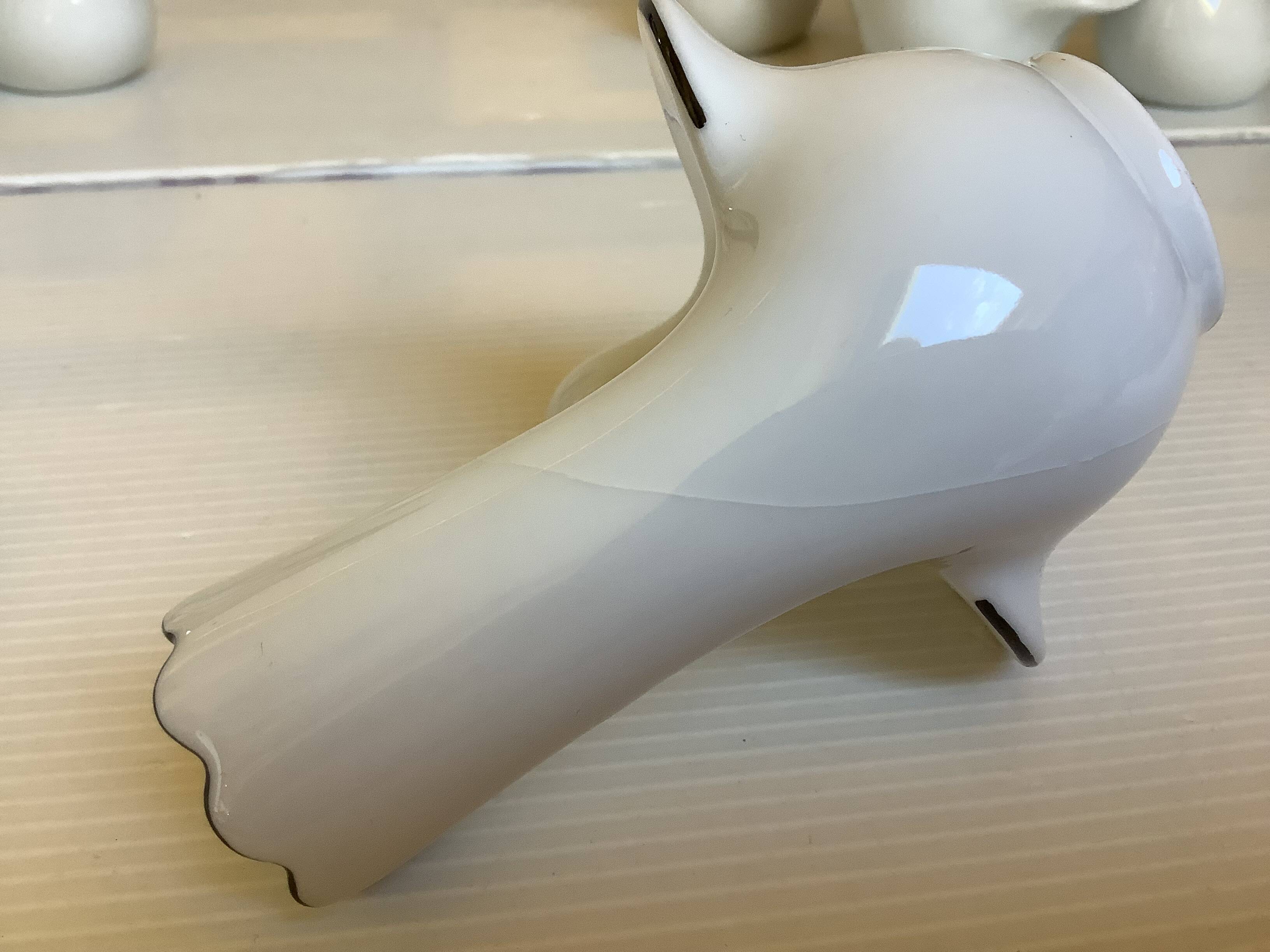 Eight bird candlesticks from Bavaria and Arzberg, Germany