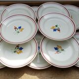 12 flat plates Jeannette Gien