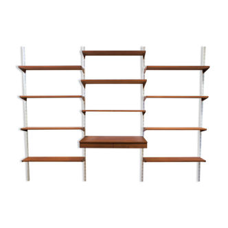 Scandinavian teak modular library, Kai Kristiansen