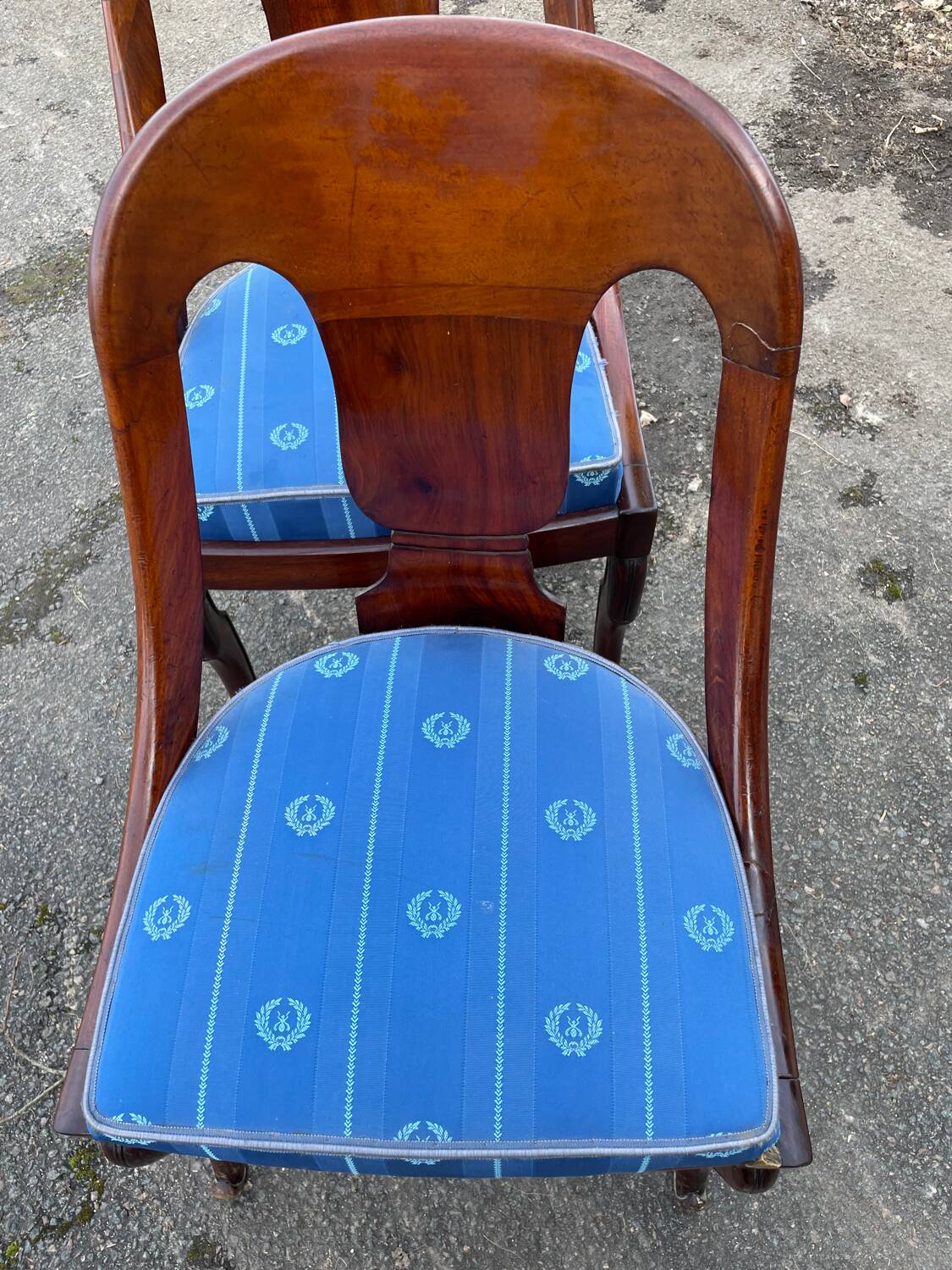 4 Napoleon III chairs