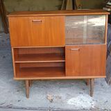 1960s Scandinavian display cabinet