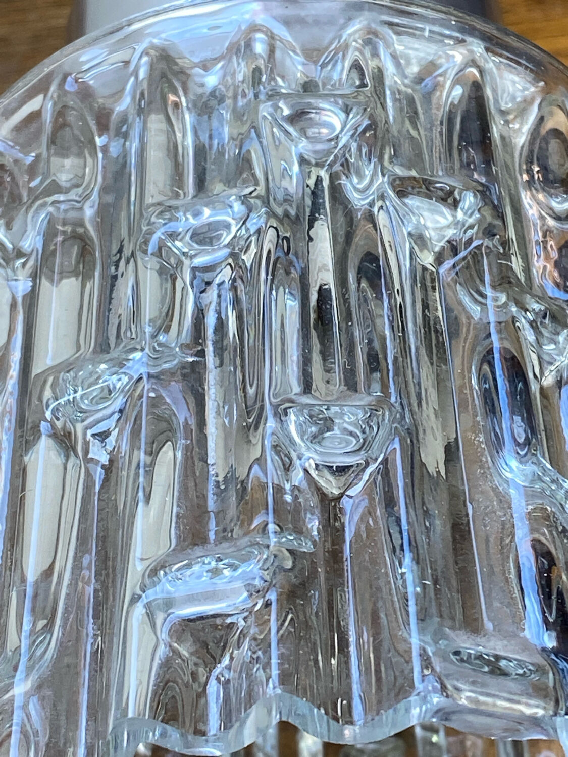 Suspension, verre et métal, années 60