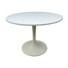 Vintage round table with tulip pvc base