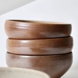 Set of sandstone bowls