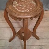 Marble top settee