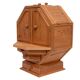 Metamorphic Solid Pine Dry Bar, Folding Design, 1970s, Good Condition
