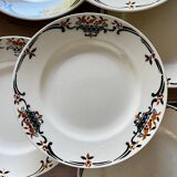 6 assiettes anciennes