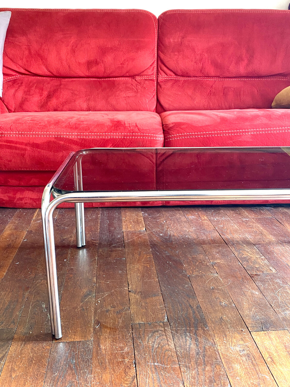 Tubular coffee table