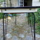 Formica eiffel foot table and its chairs