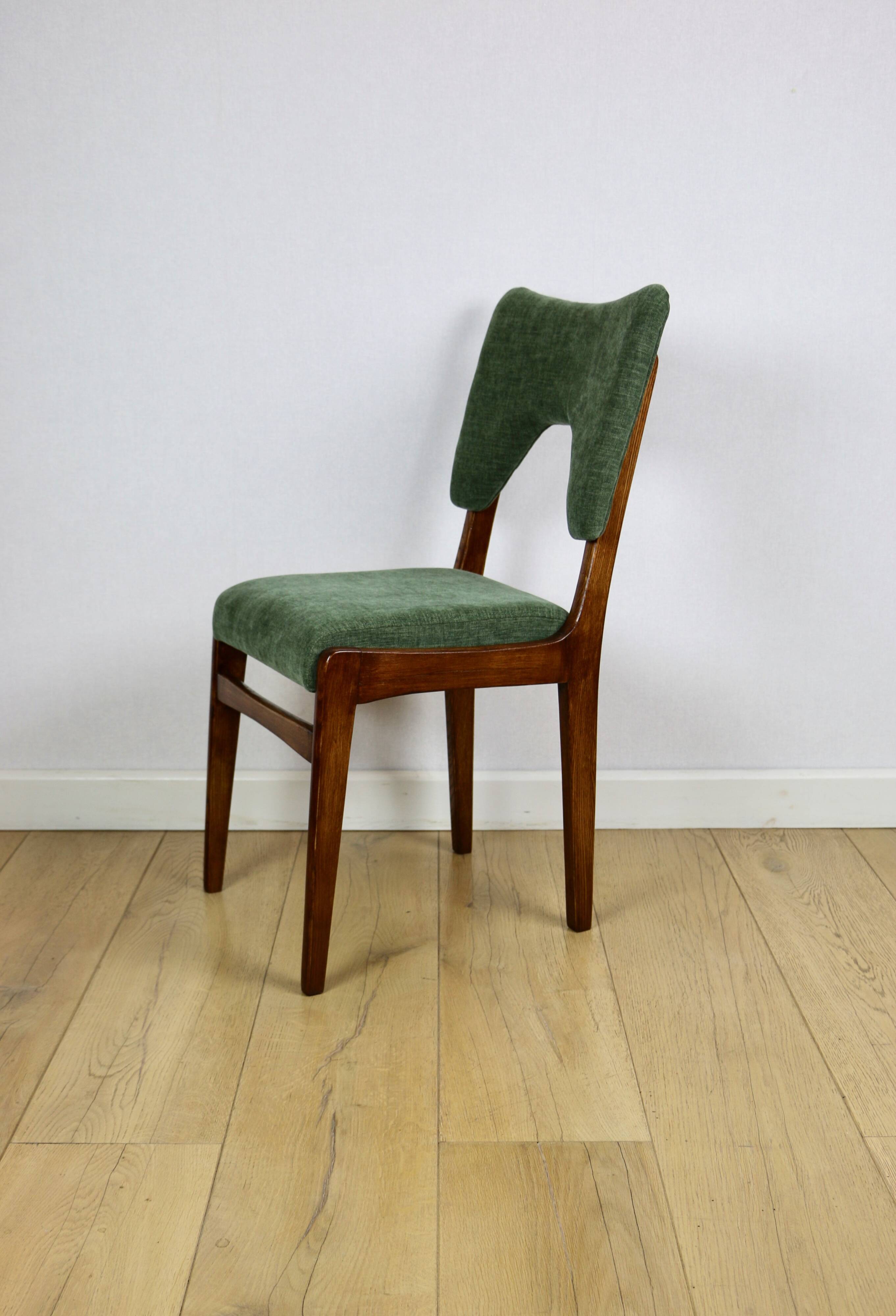 Chaises Vintage Hałas vert-olive vintage - 2 pièces - ensemble