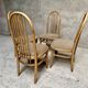 Series Set of 4 Baumann Eden Vintage chairs with fabric seat