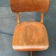 Mid-century German wooden swivel chair for children by Casala