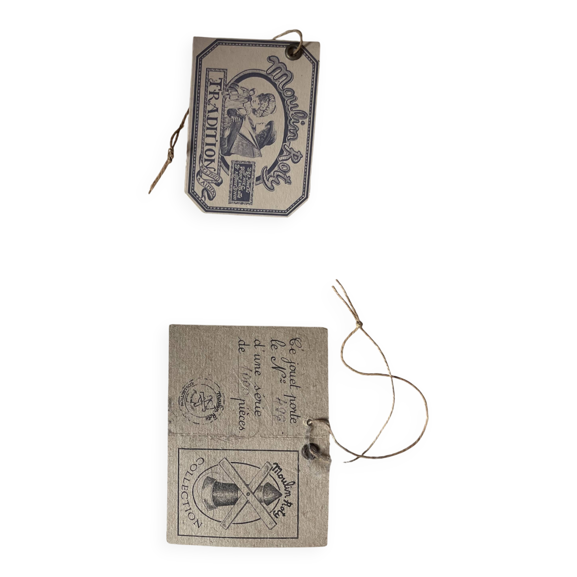 Tractor and trailer Brand Moulin Roty