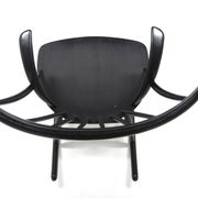 Rocking-chair en hêtre, Illum Wikkelsø, N. Eilersen, Danemark, 1960