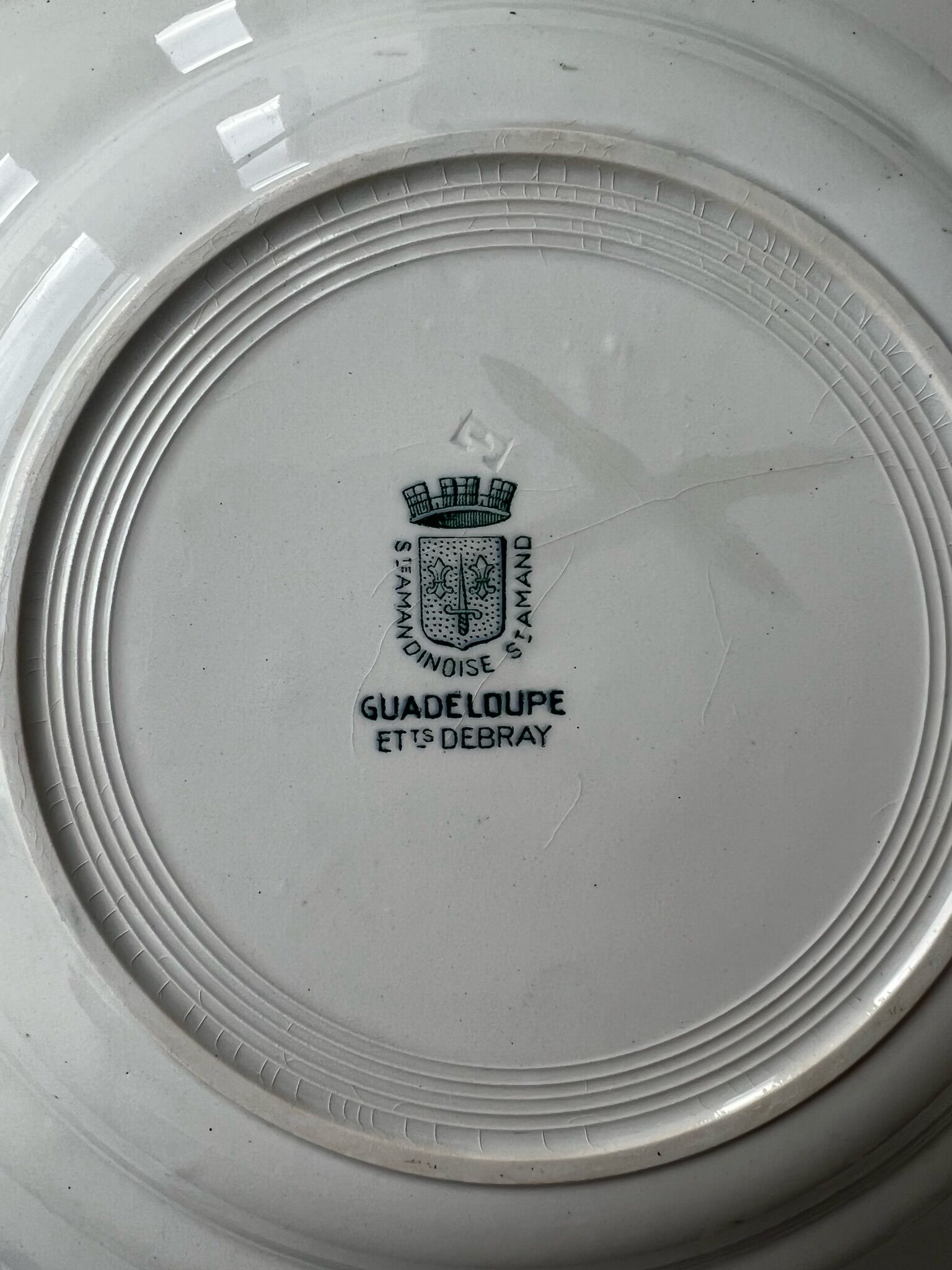 Lot de 5 assiettes Terre de fer
