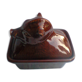 Vintage earthenware terrine