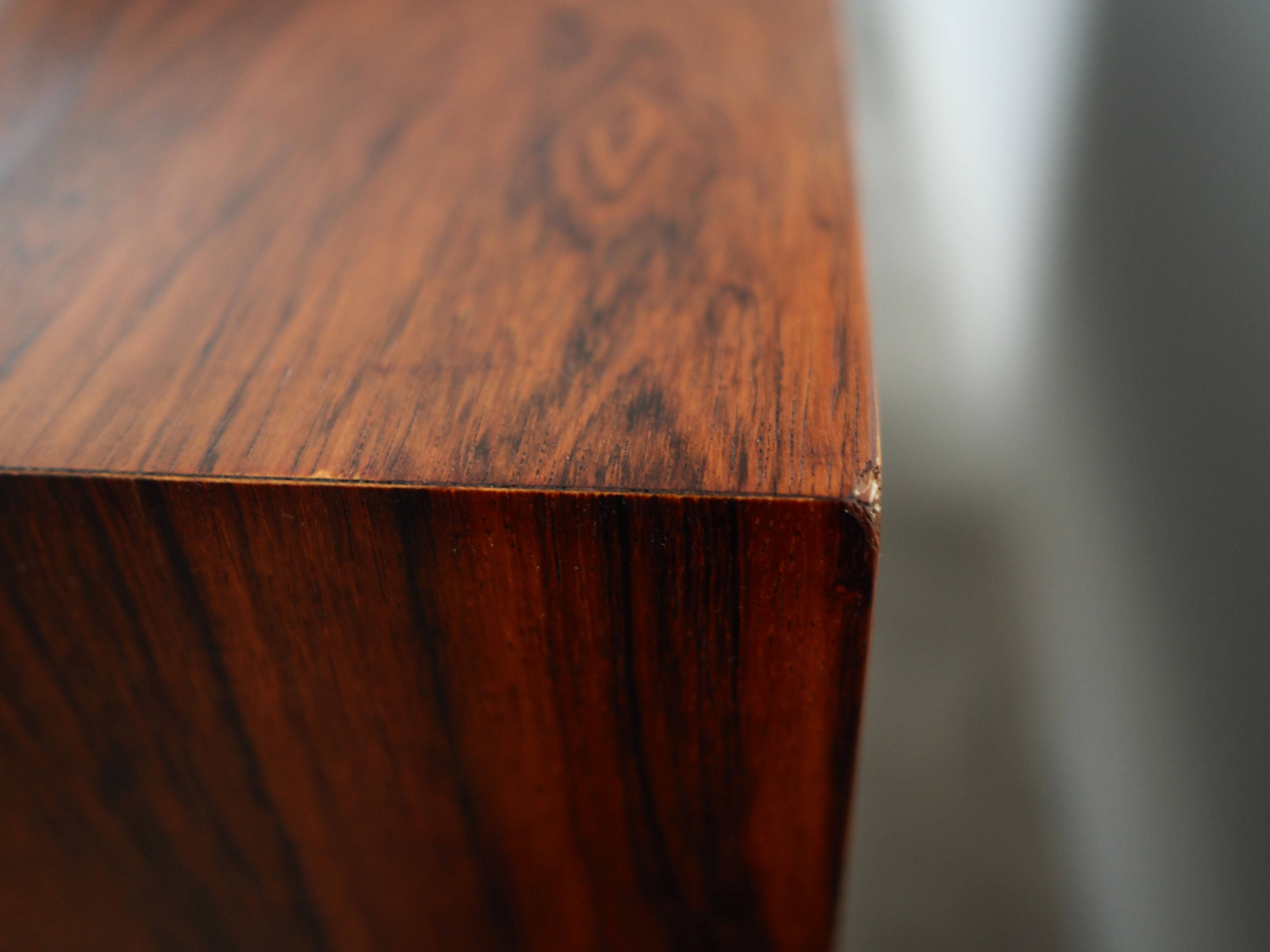 Rosewood bookcase, Danish design, 1970s, designer: Erik Jensen, production: Westergaards Møbelfabrik