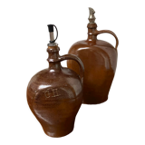 Paire de bouteilles en gré