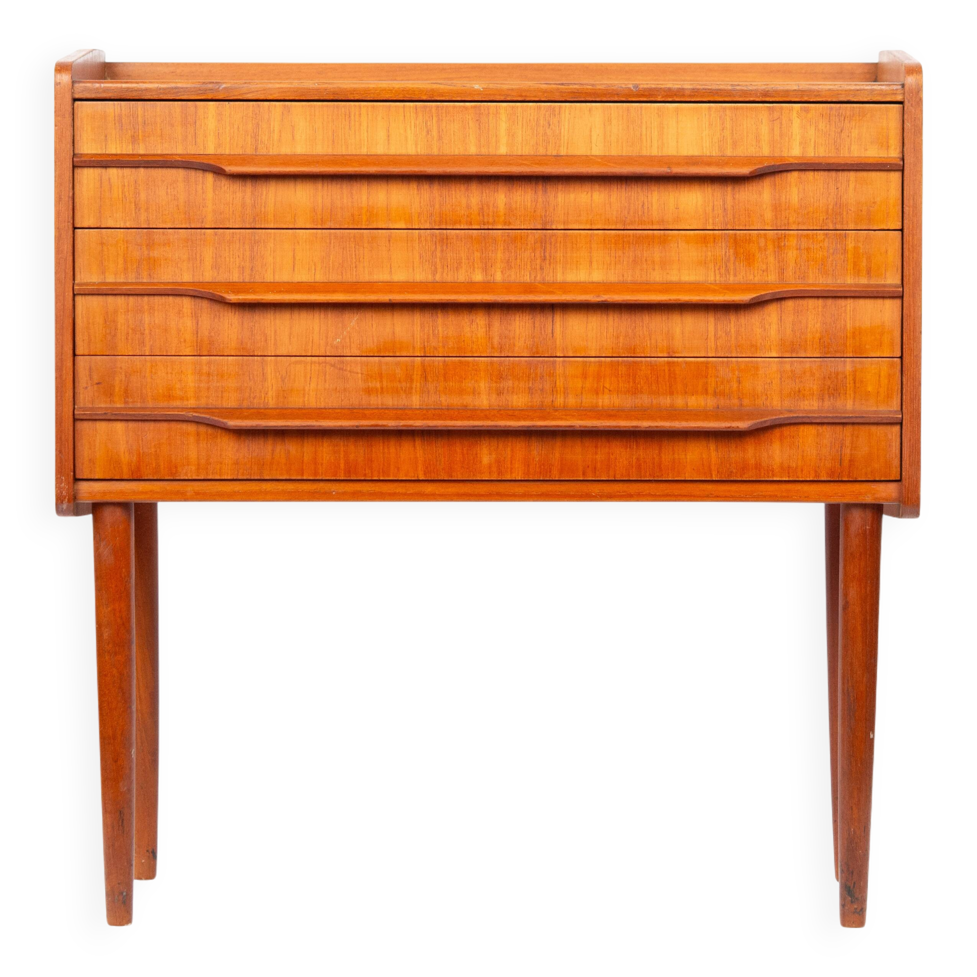 Danish vintage teak chest of drawers from 1960s