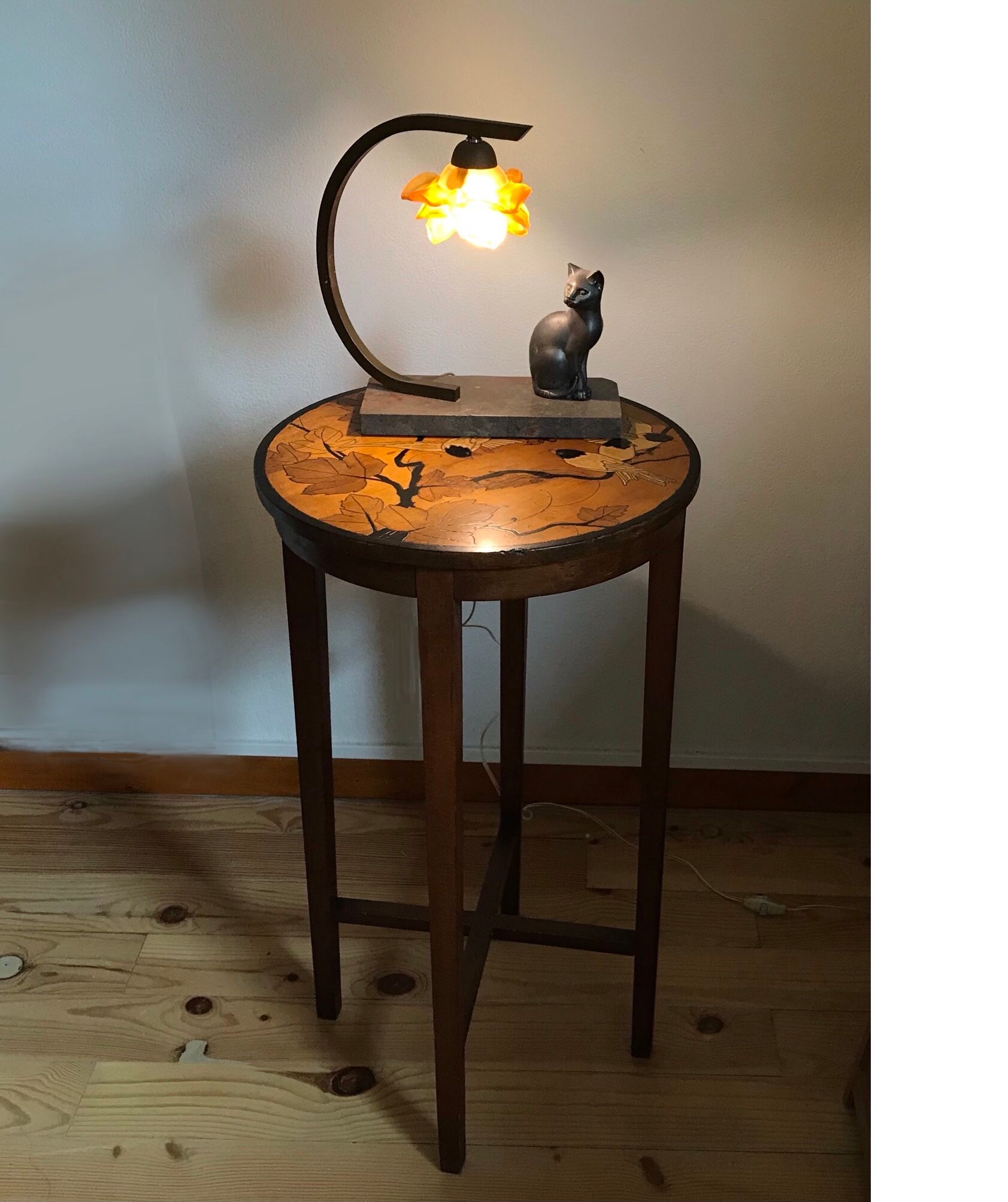 Healing Art Deco walnut