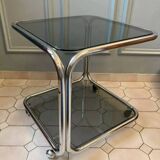 Table basse à double niveau des années 1970