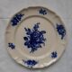 Ancient plates Blue flowers
