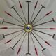 Chandelier/Arlus Lunel/old French from the middle of the last century/10 lights