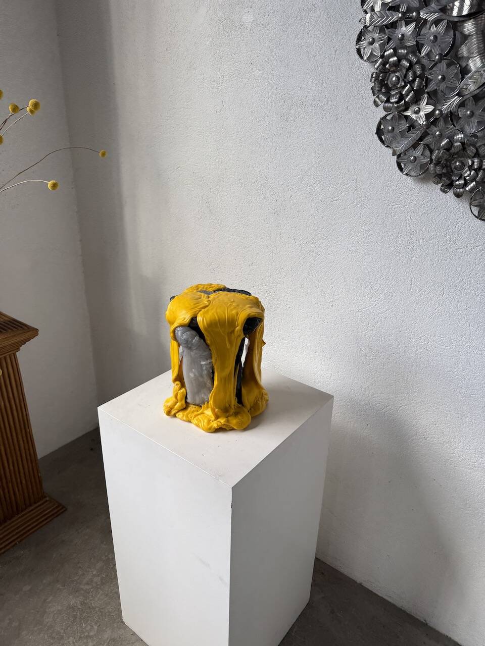 Resin fish sculpture