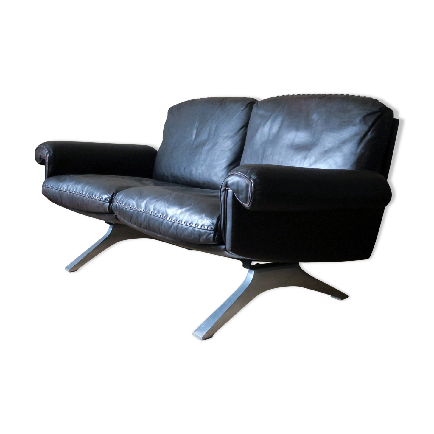 De Sede DS 31 sofa dark brown leather, Switzerland 1970s