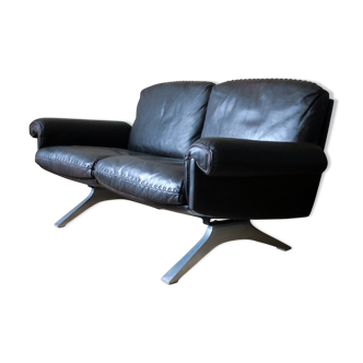 De Sede DS 31 sofa dark brown leather, Switzerland 1970s