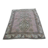 Tapis Oushak turc vintage 121x140 cm