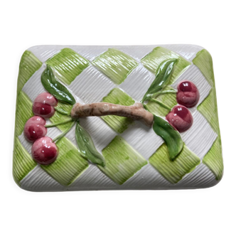 Box Ceramic Cherries Slip