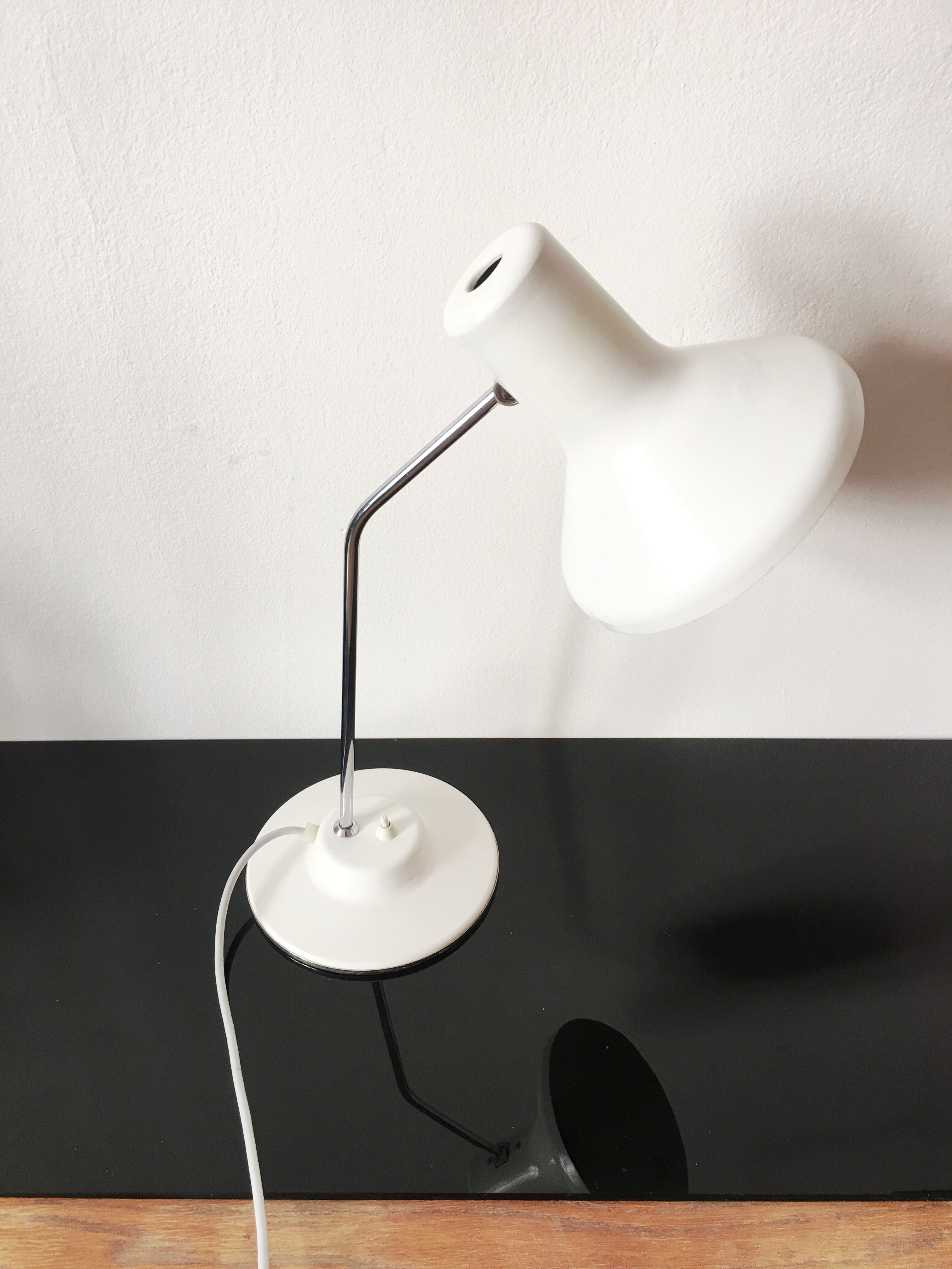 White Table Lamp for Napako - 1960s