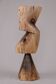 Solid wood sculptural side table, original contemporary design, logniture