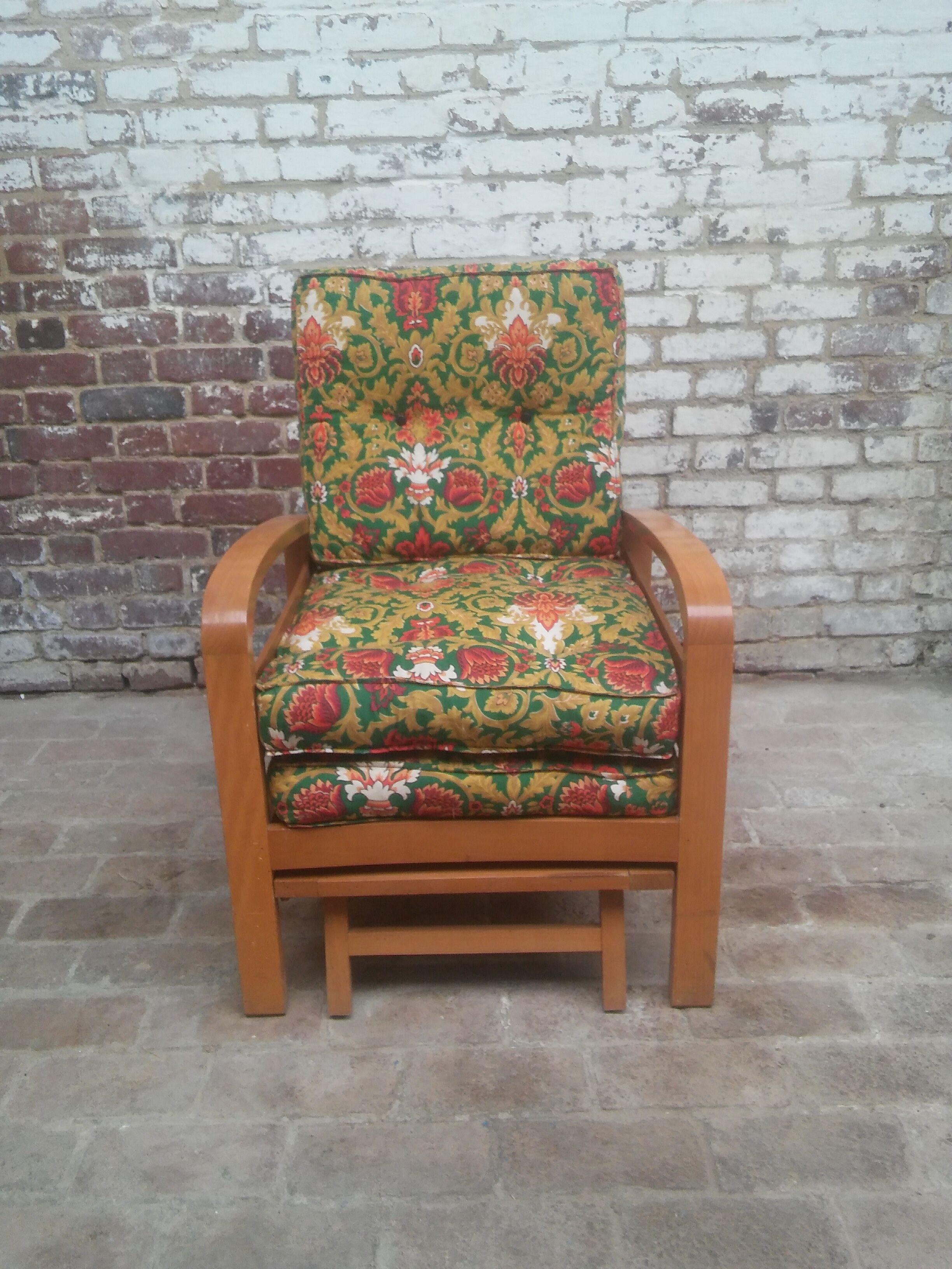Floral armchair 1950