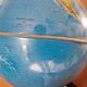 Illuminated globe, world map by Grange Batelière in Paris - 1970