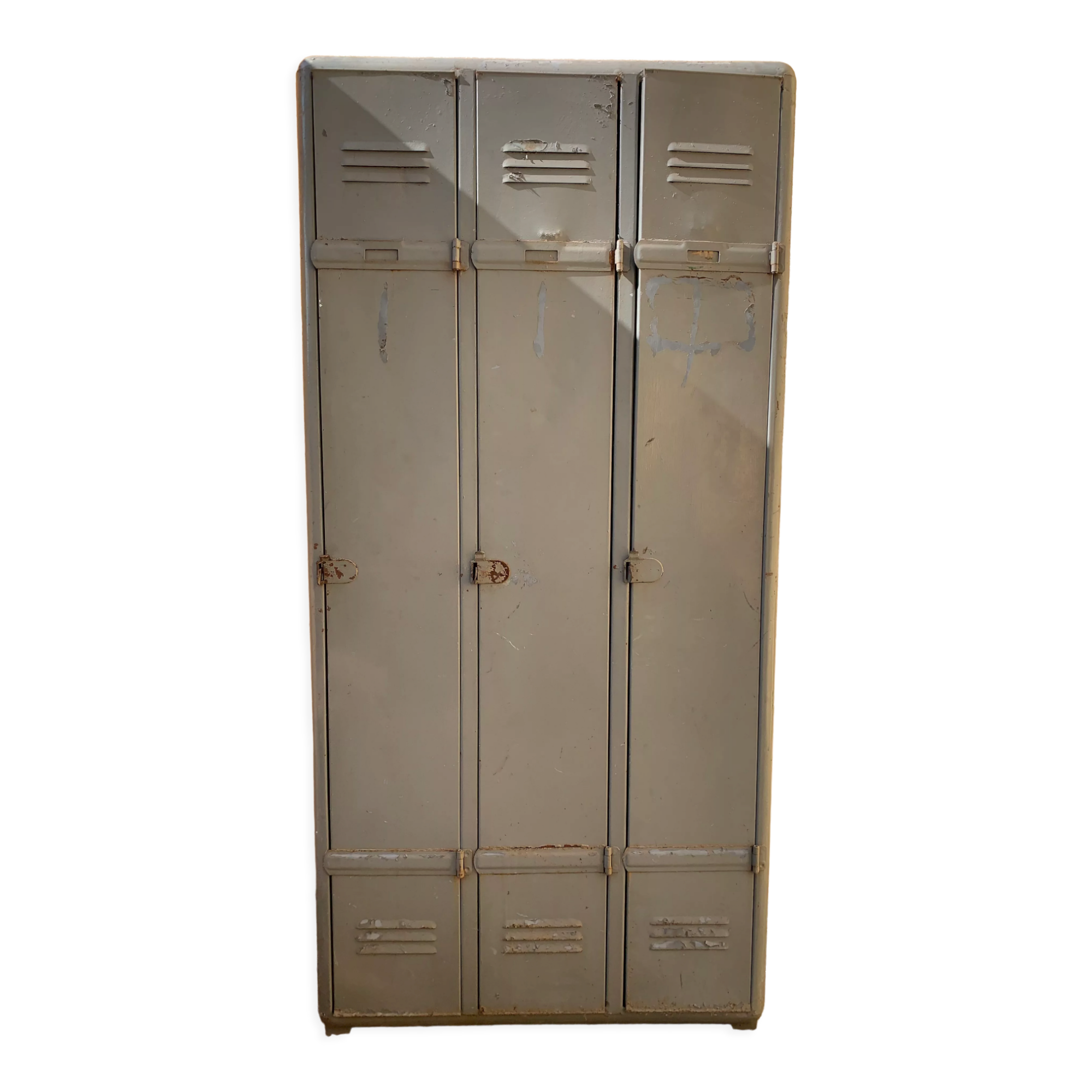 Vintage metal wardrobe