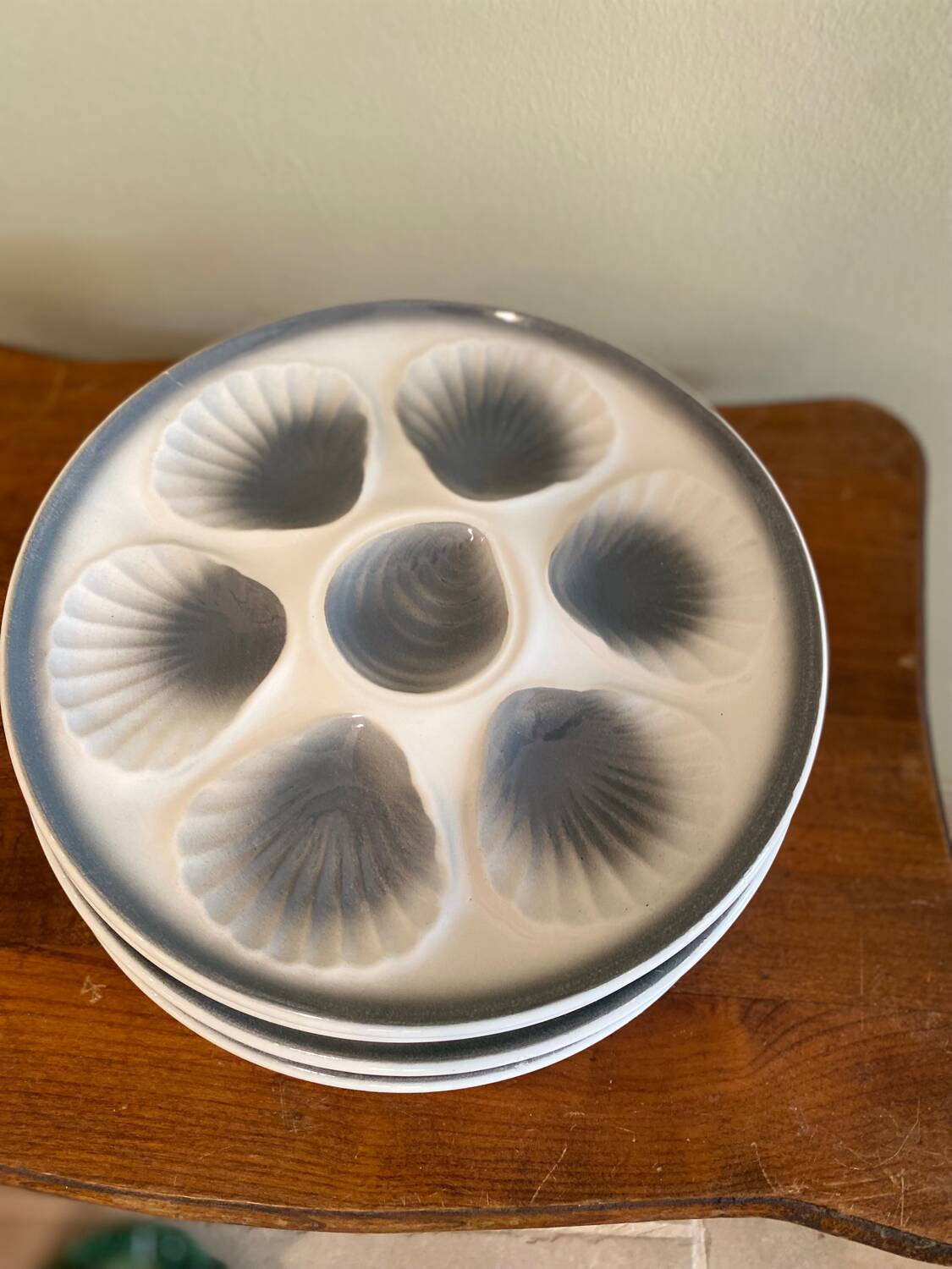 Assiettes coquillage