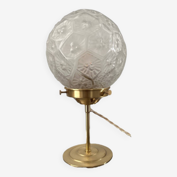 Lampe à poser globe Art Deco