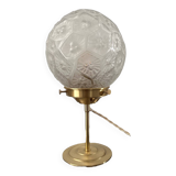 Art Deco globe table lamp