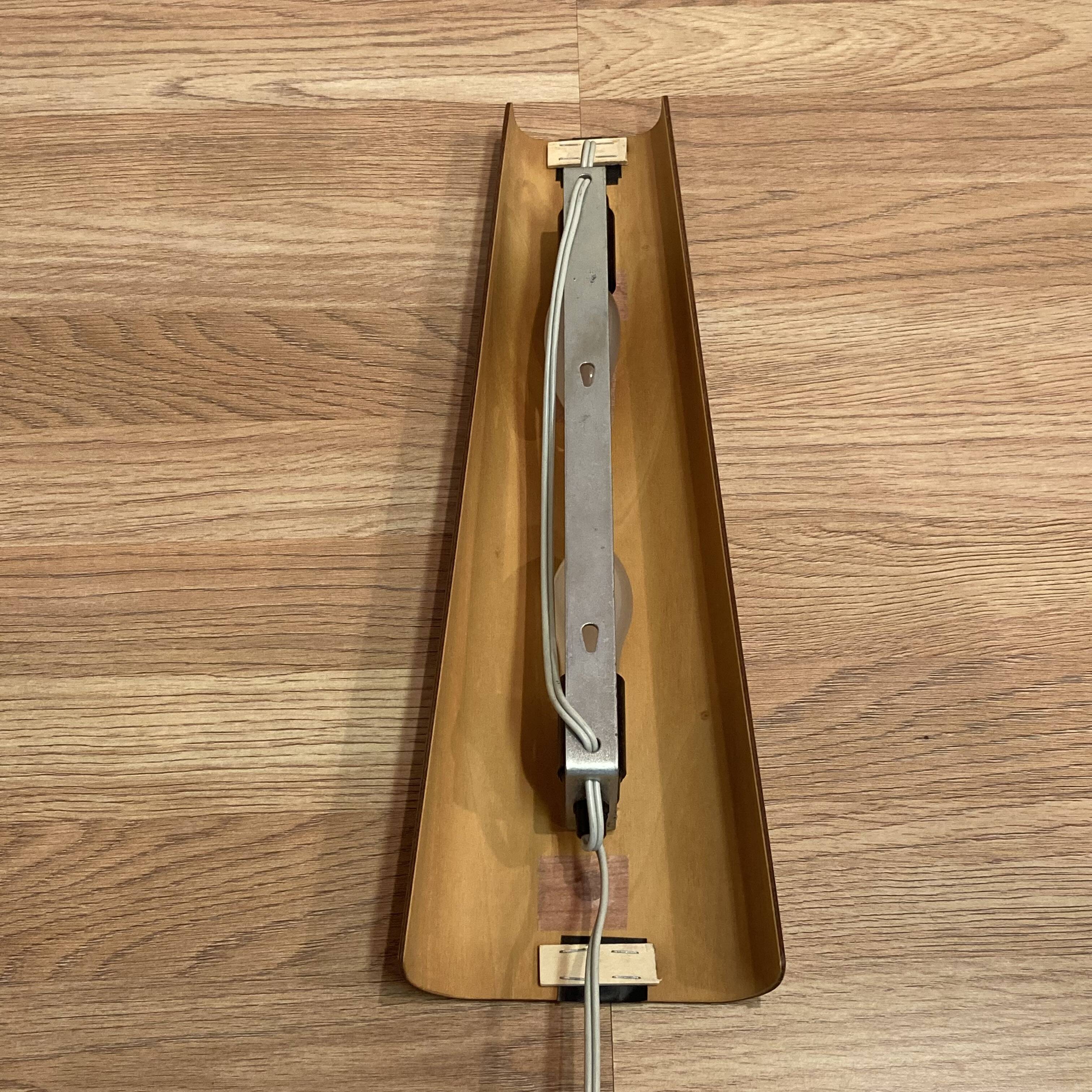 Large Scandinavian design wall light from the 1950s.